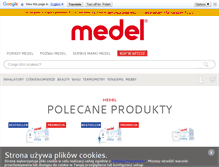 Tablet Screenshot of medel.pl